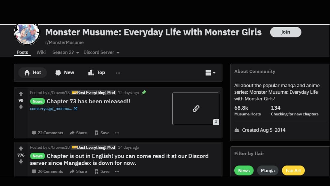 monster musume reddit thread