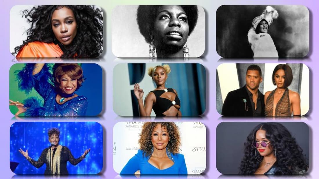top 50 most popular black female singers