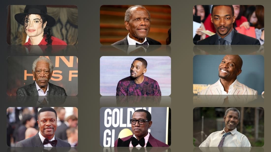 top 50 most famous black actors