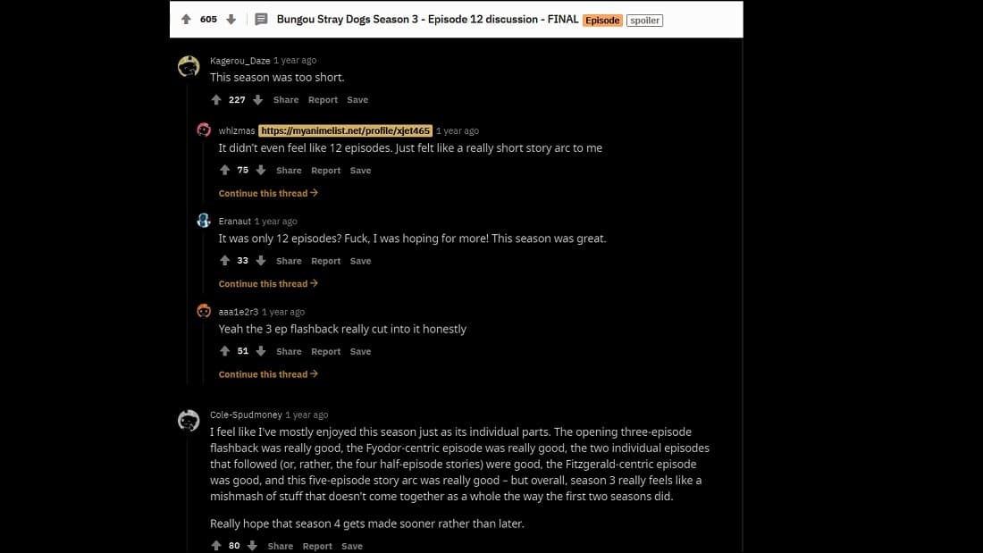 reddit on bungou stray dogs season 4