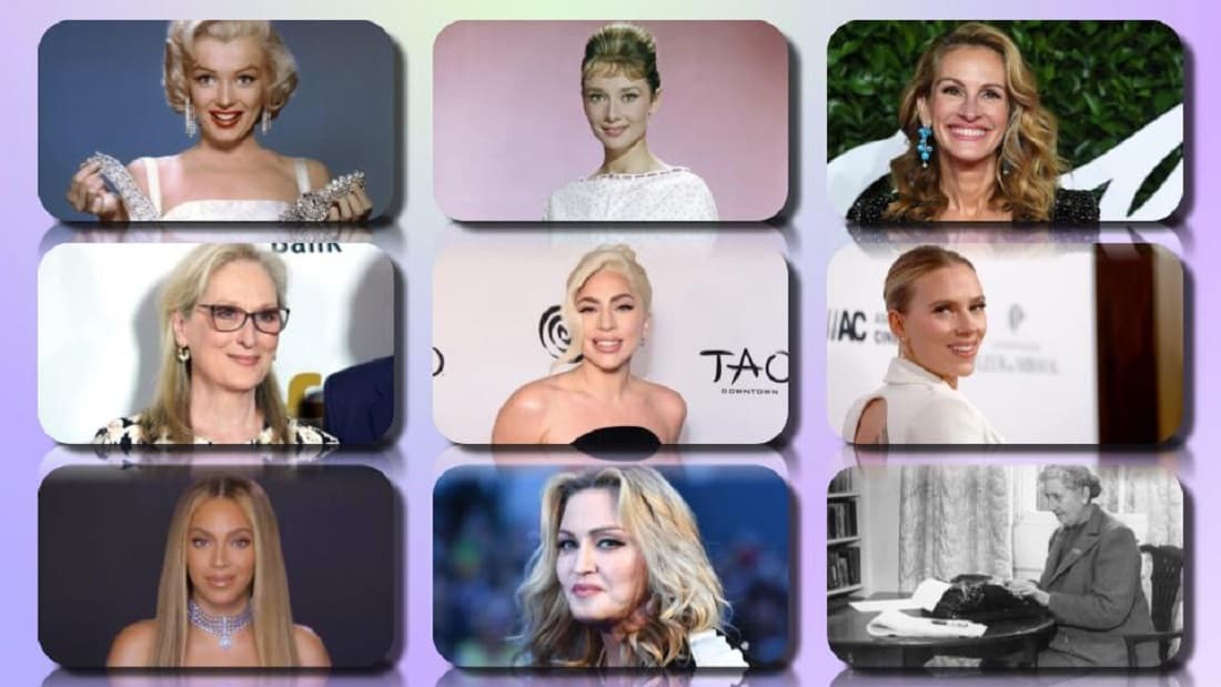 Top 50 Most Popular Female Celebrities Of All Time