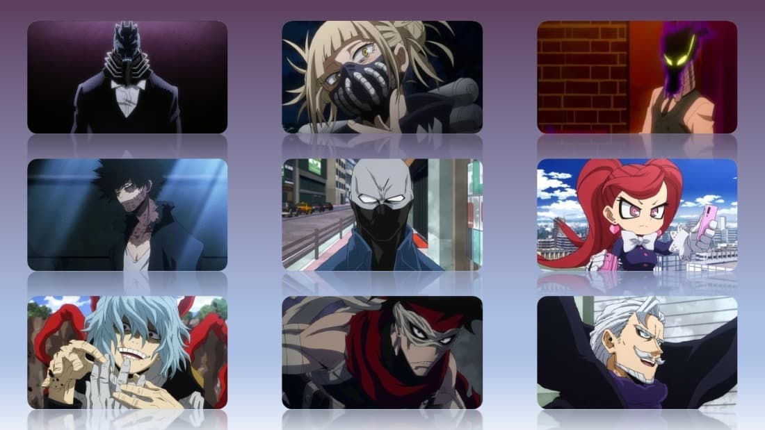 top 25 best my hero academia villains