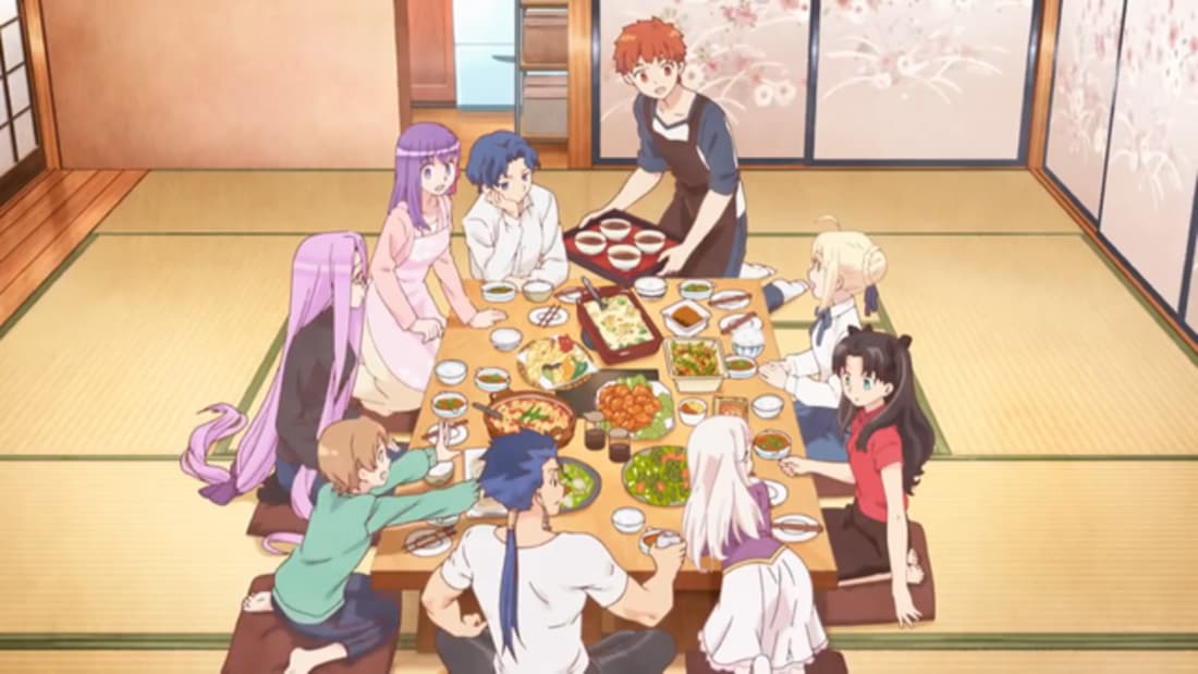 today's menu for emiya family