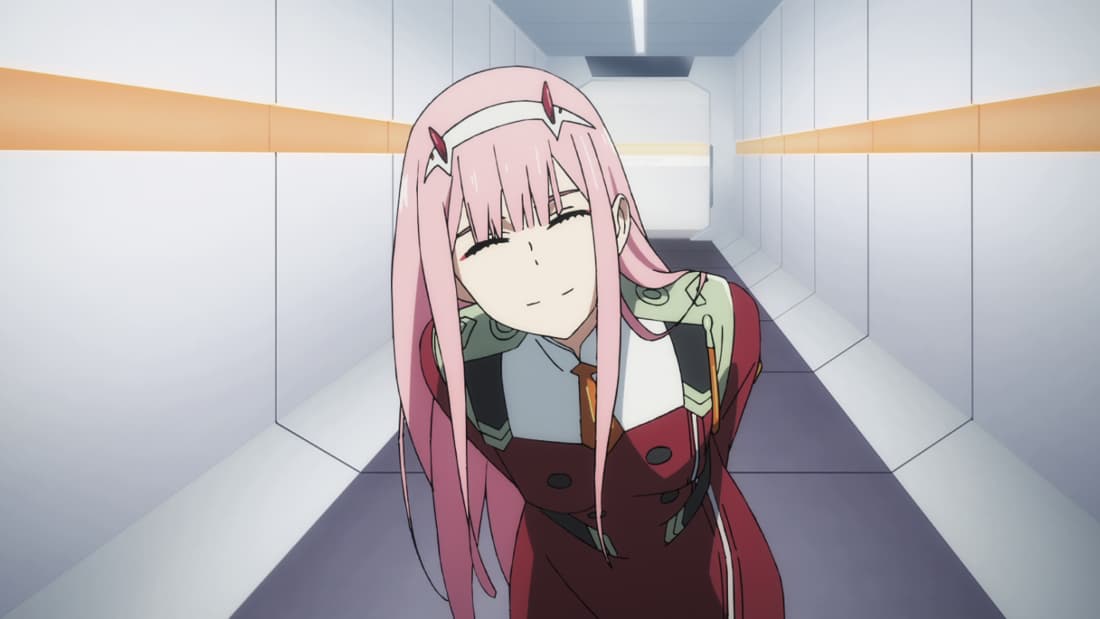 zero two from darling in the franxx