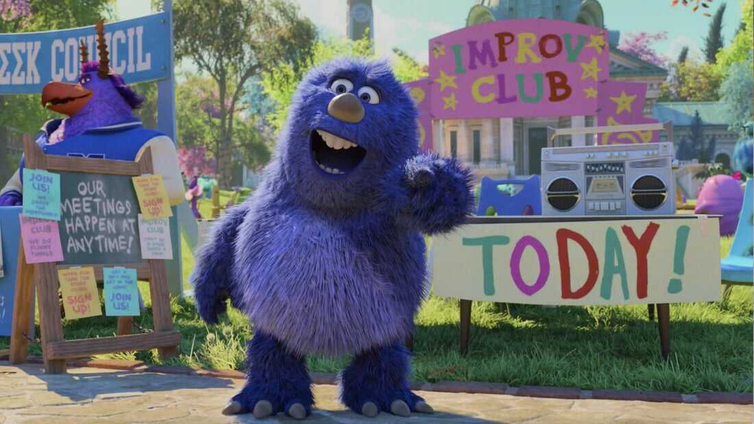 Improv Club Monster (Monsters University)