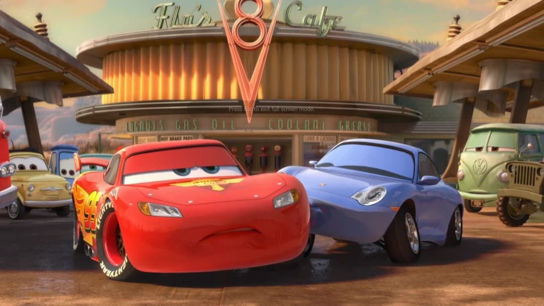 Lightning McQueen and Sally (Cars)
