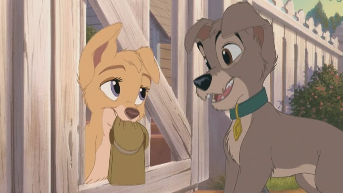 Scamp and Angel (Lady and the Tramp)
