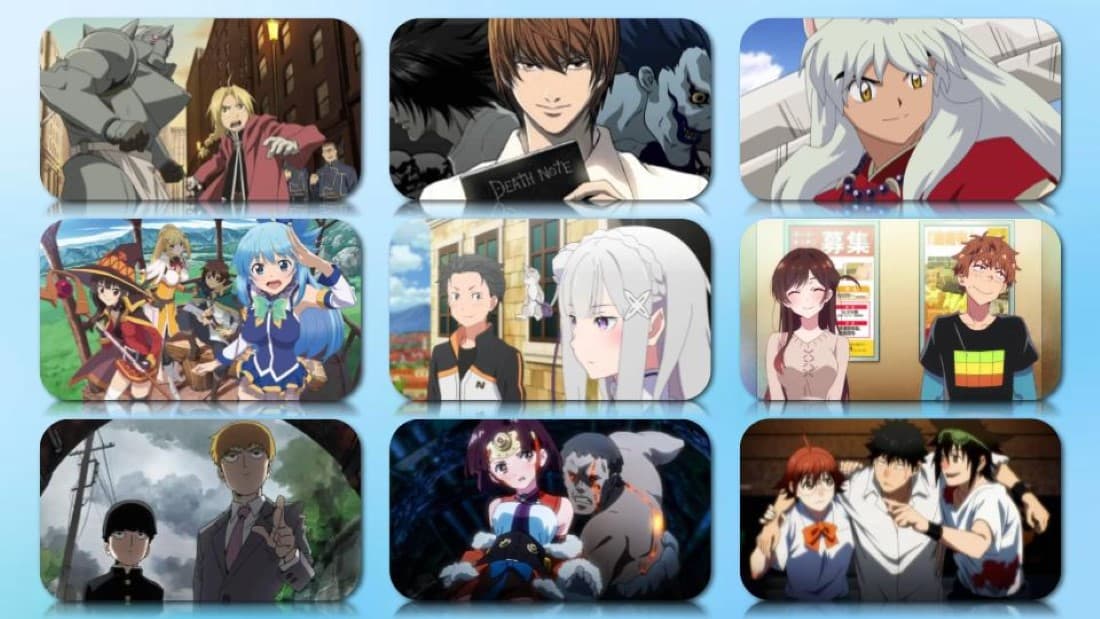 Slideshow 10 Best English Dubbed Anime Series