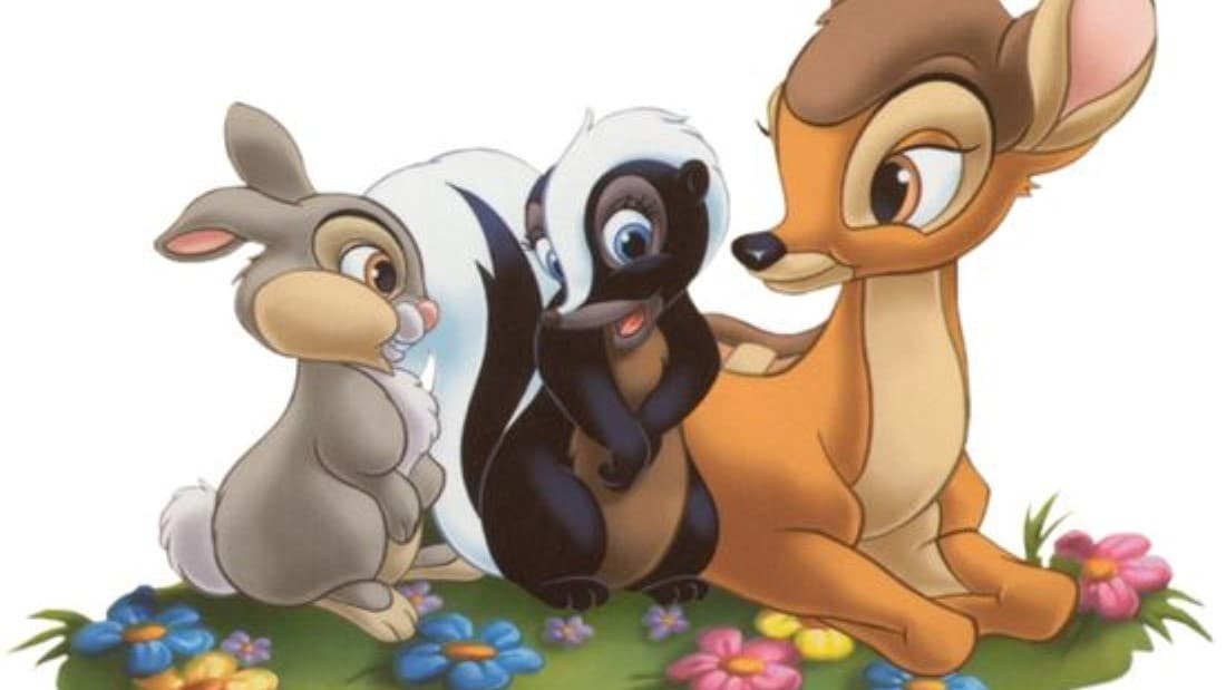 Bambi, Thumper, and Flower (Bambi)