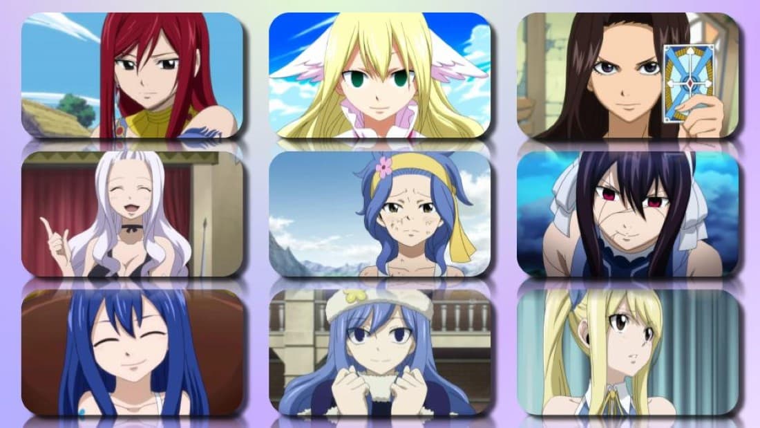 Most Popular Fairy Tail Female Characters