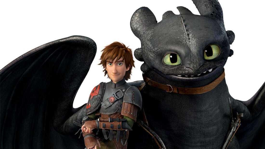 hiccup and toothless (how to train your dragon franchise)