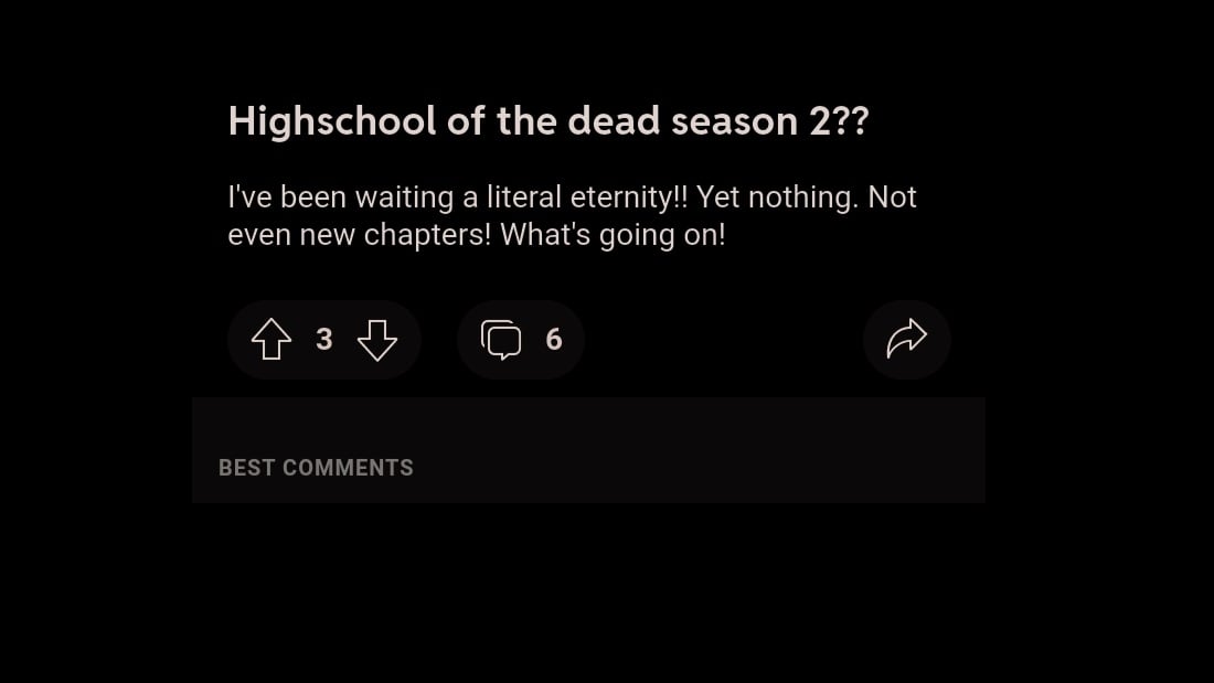 reddit on highschool of the dead season 2
