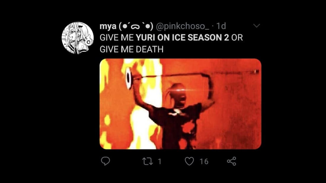 twitter reaction for yuri on ice season 2