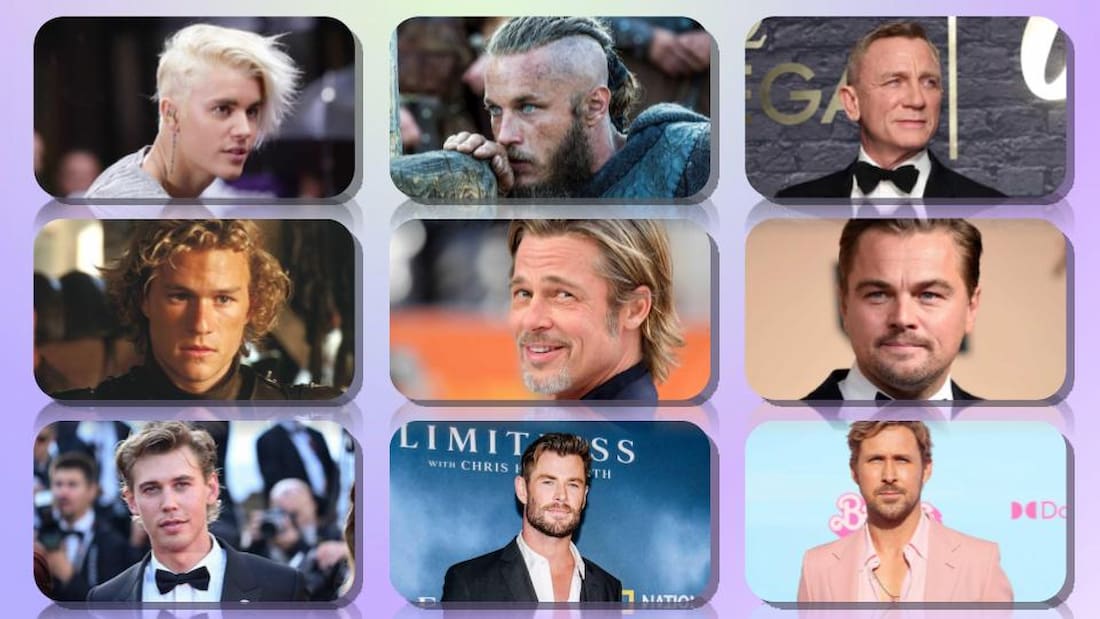 top 50 most popular male blonde celebrities 