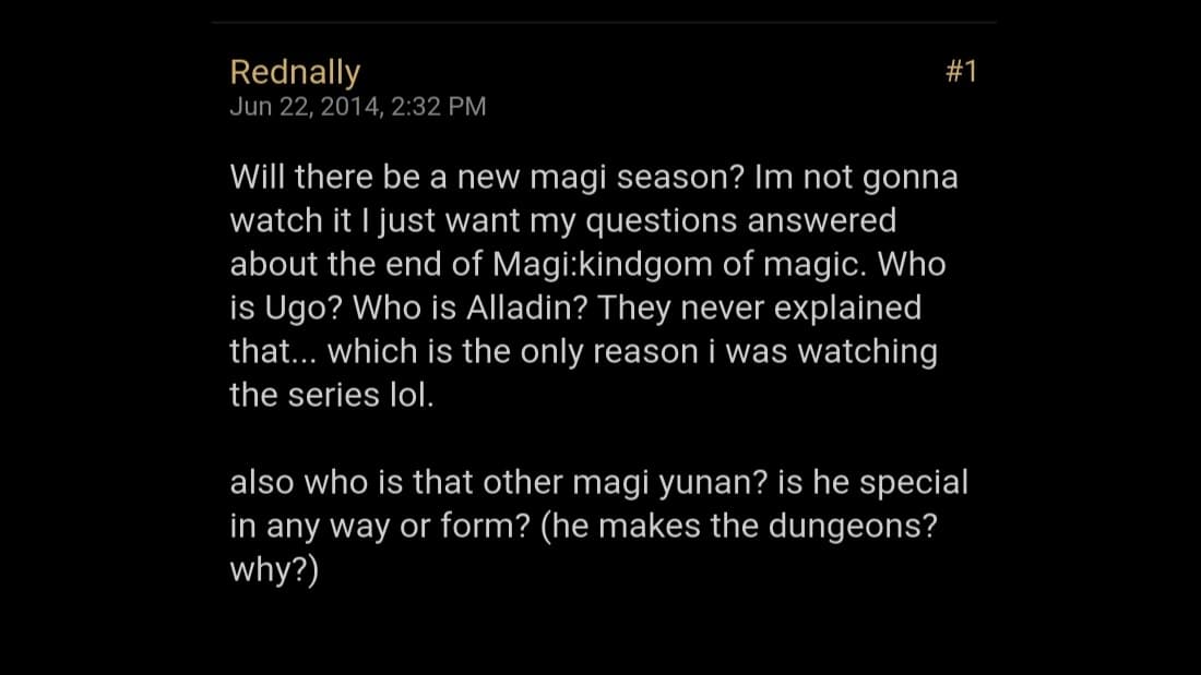 Why It's A PROBLEM To Make Magi The Kingdom of Magic Seven Season