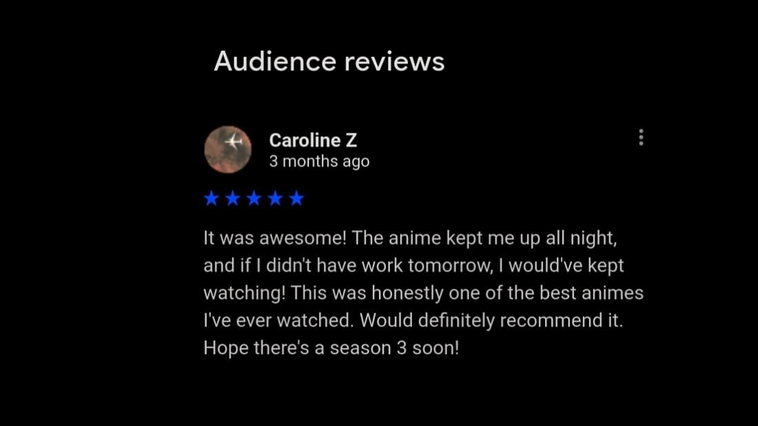 google review for magi season 3