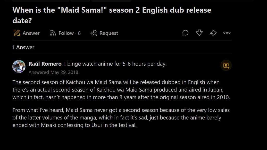 quora on Maid Sama Season 2