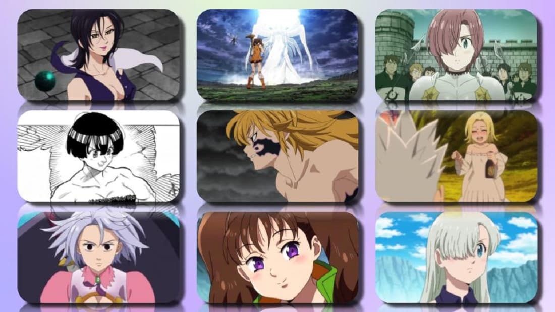 Every Member Of The Seven Deadly Sins  Each Of Their Sins