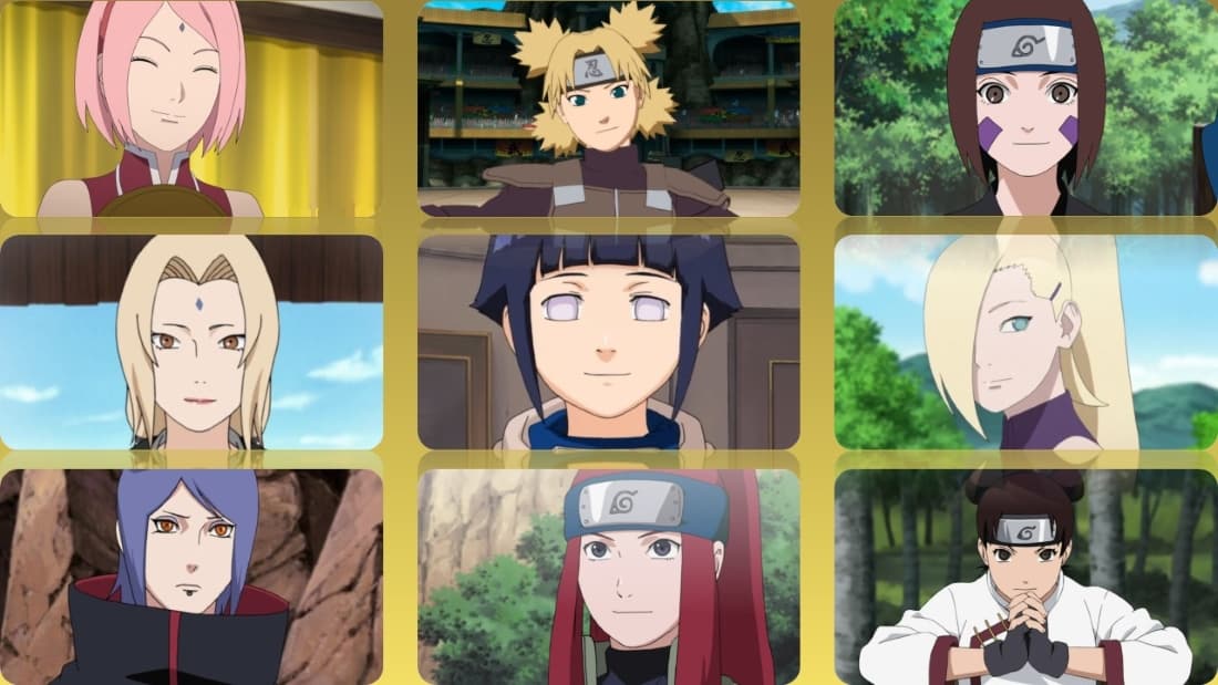 top 50 most popular female naruto characters