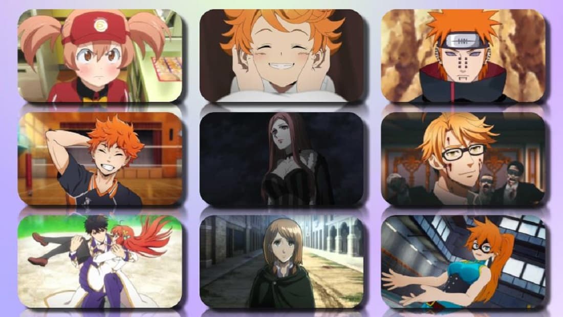 Top 50 Most Popular Orange-Haired Anime Characters