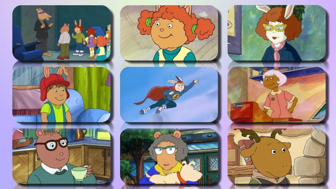 top 50 most popular arthur characters