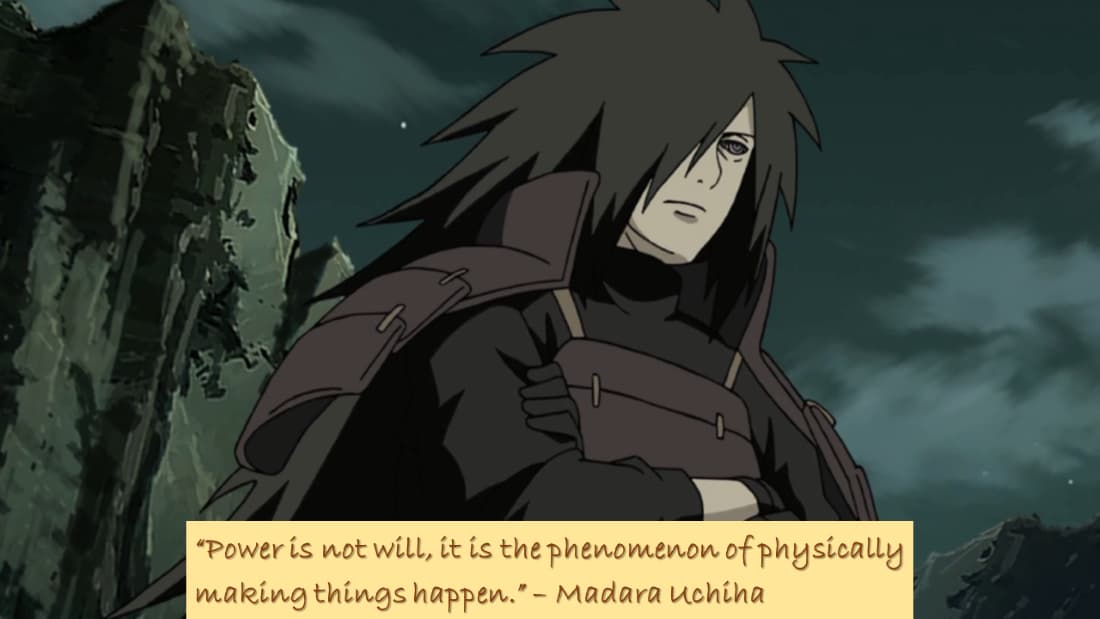 Quote By Uchiha Madara