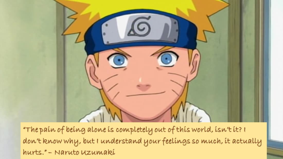 Which Naruto character didn't deserve to be sad.