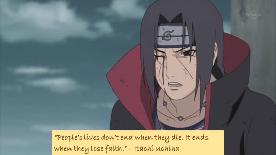 Quote By Itachi Uchiha