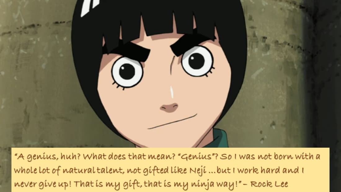 Quote By Rock Lee