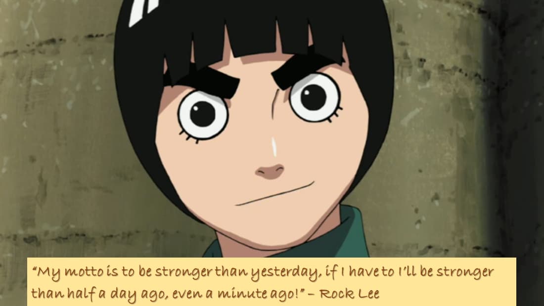 Quote By Rock Lee