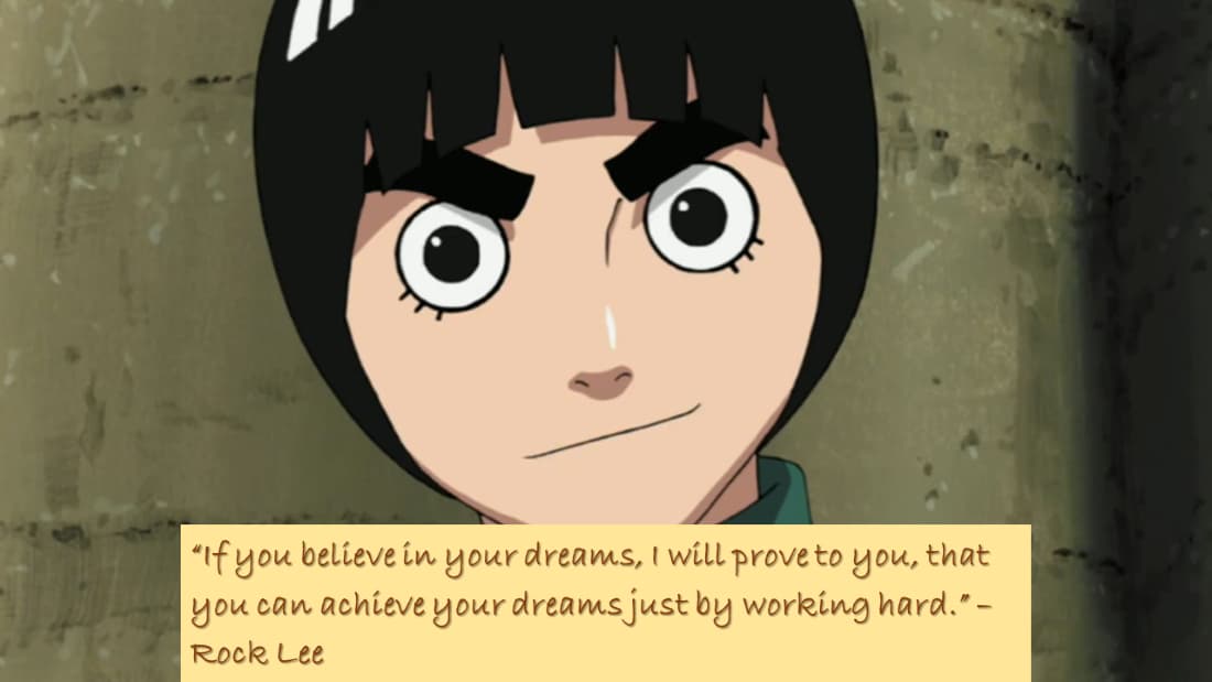 Quote By Rock Lee