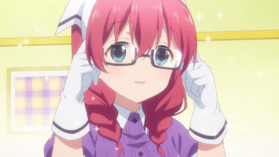 Red Hair Anime Girl With Glasses