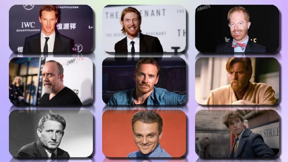 top 50 most popular redheaded actors of all time