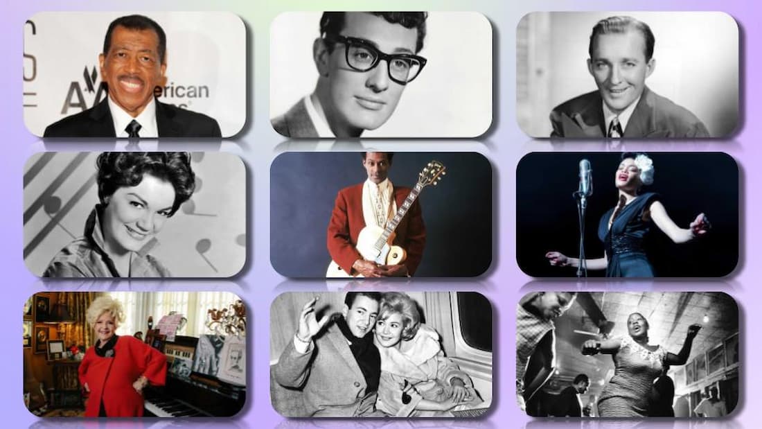 top 50 most popular singers of the 1950s