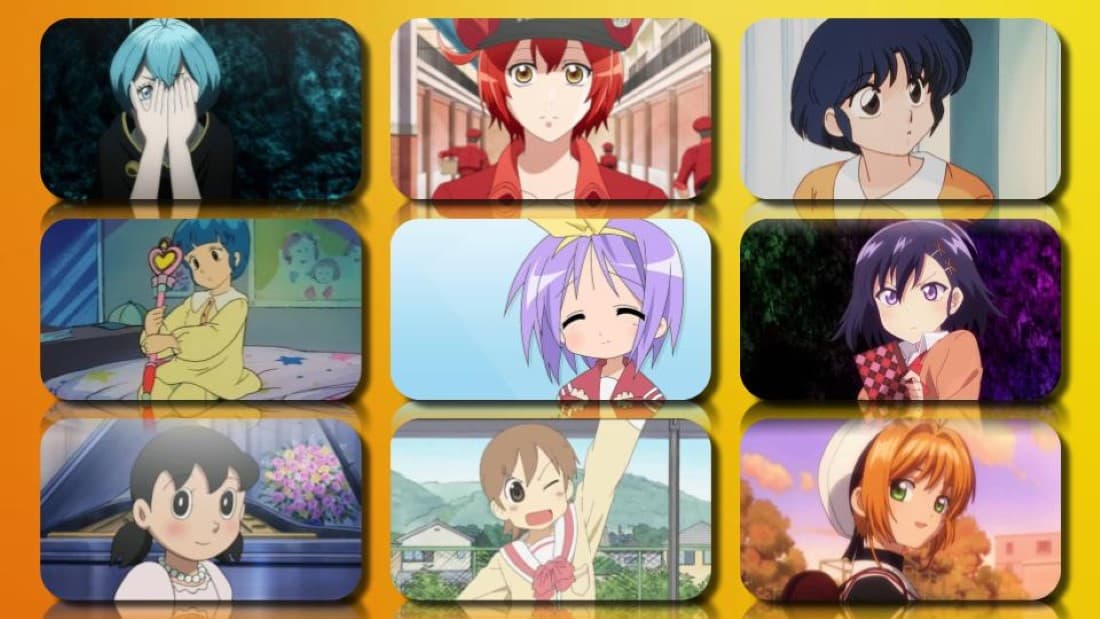 HD wallpaper: anime girl, short hair, brown hair, face portrait, school  uniform | Wallpaper Flare