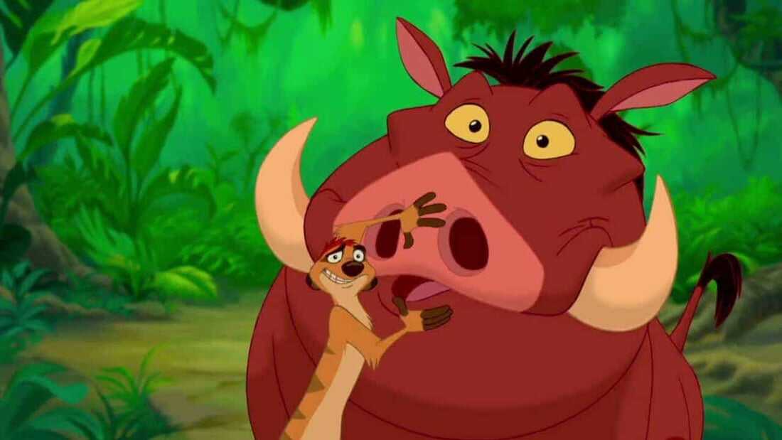 Timon and Pumbaa