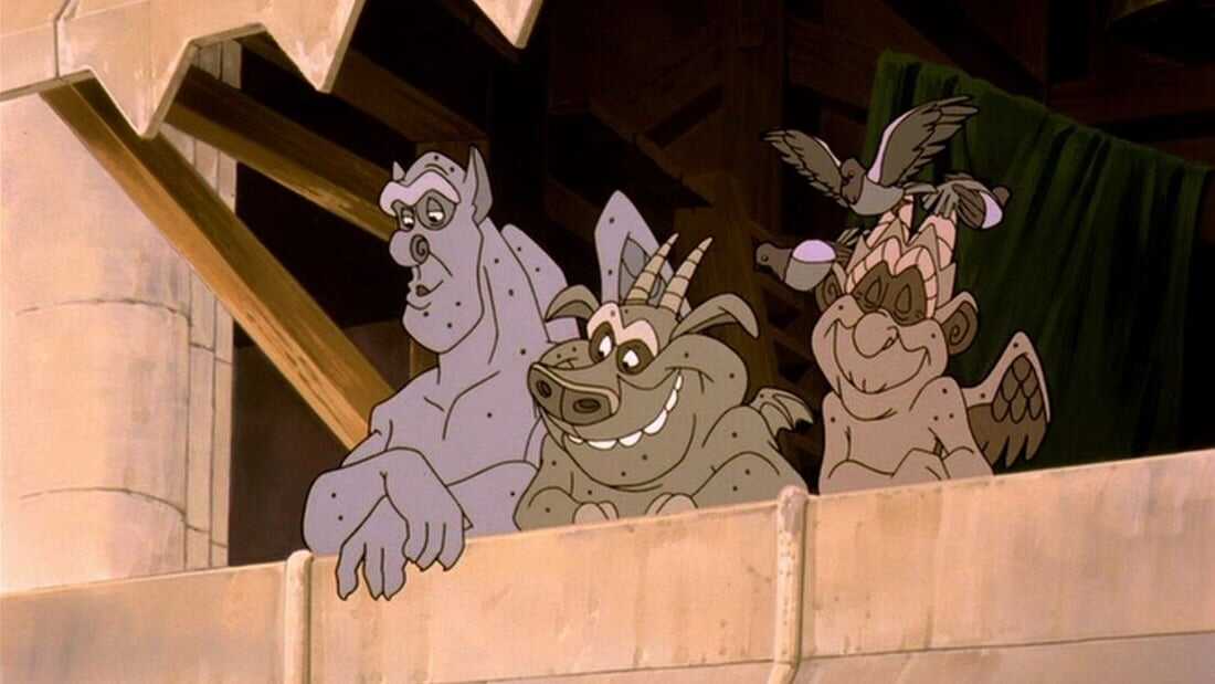 Victor, Hugo, and Laverne  (The Hunchback of Notre Dame)