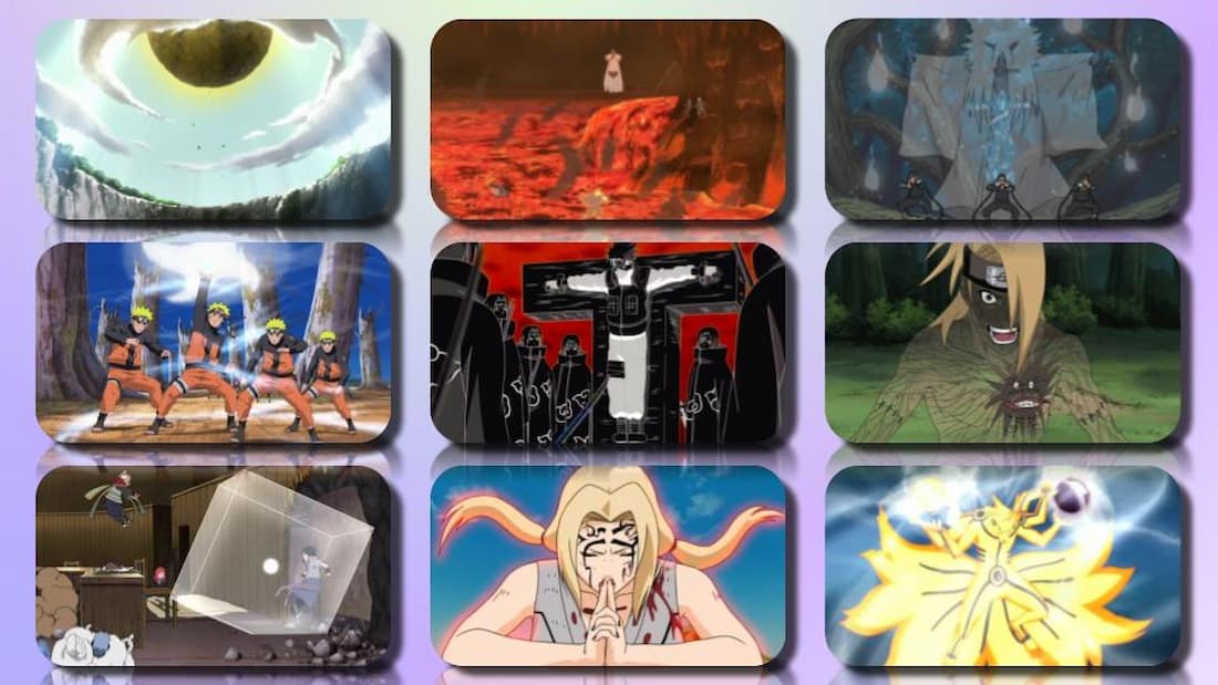 MC Anime Podcast - Visual Jutsus of Naruto The Naruto Universe has many  Jutsus and some of the most powerful are Kekkei Genkai (bloodline or  specific chakra related Jutsus). The visual Jutsus