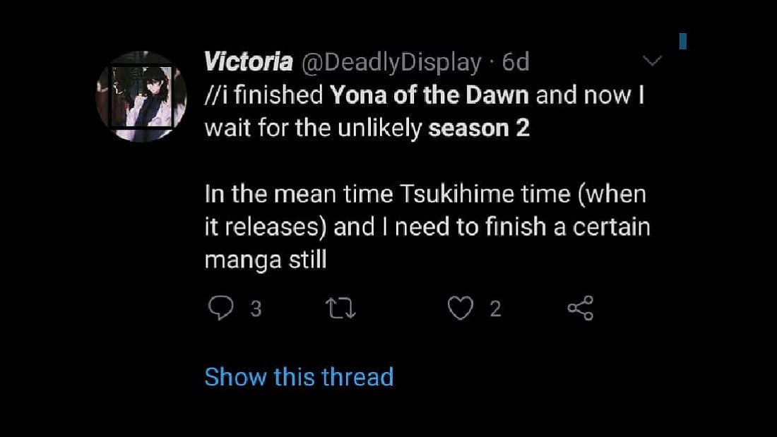 twitter reaction for yona of the dawn season 2
