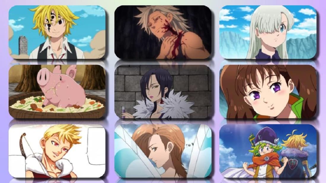 Top 50 Most Popular Seven Deadly Sins Characters